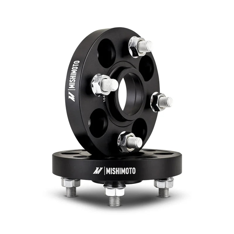 Mishimoto Wheel Spacers - 4x100 - 56.1 - 30 - M12 - Black - Main Product View