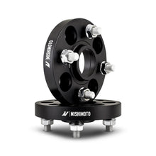 Load image into Gallery viewer, Mishimoto Wheel Spacers - 4x100 - 56.1 - 35 - M12 - Black - Main Product View