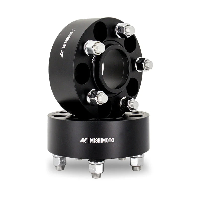 Mishimoto Wheel Spacers - 5x100 - 56.1 - 50 - M12 - Black - Main Product View