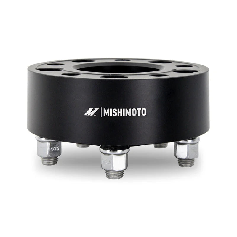 Mishimoto Wheel Spacers - 5x100 - 56.1 - 50 - M12 - Black - Side View