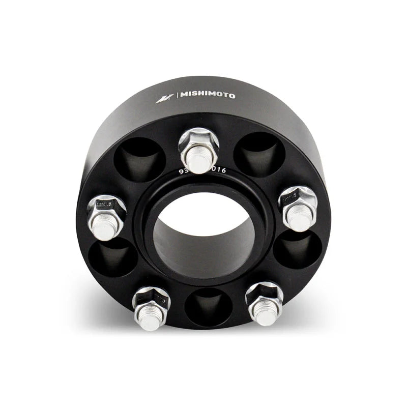 Mishimoto Wheel Spacers - 5x100 - 56.1 - 50 - M12 - Black - Back View