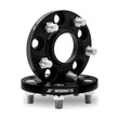 Load image into Gallery viewer, Mishimoto Wheel Spacers - 5x108 - 63.3 - 25 - M12 - Black - Main Product View