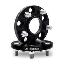 Load image into Gallery viewer, Mishimoto Wheel Spacers - 5x108 - 63.3 - 30 - M12 - Black - Main Product View