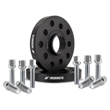 Load image into Gallery viewer, Mishimoto Wheel Spacers - 5x112 - 57.1 - 15 - M14 - Black - Main Product View