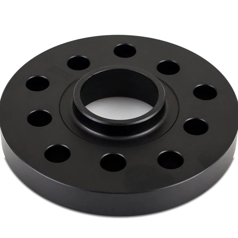 Mishimoto Wheel Spacers - 5x112 - 57.1 - 20 - M14 - Black - Installation View
