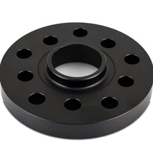 Load image into Gallery viewer, Mishimoto Wheel Spacers - 5x112 - 57.1 - 20 - M14 - Black - Installation View