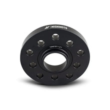Load image into Gallery viewer, Mishimoto Wheel Spacers - 5x112 - 57.1 - 20 - M14 - Black - Additional View 5