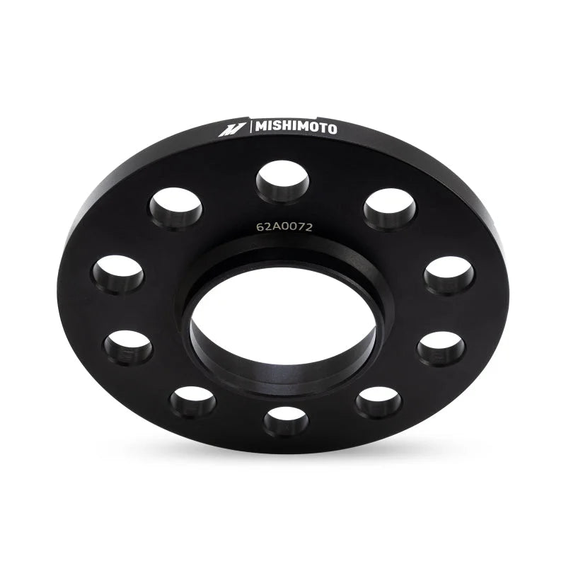 Mishimoto Wheel Spacers - 5x112 - 66.5 - 10 - M14 - Black - Back View