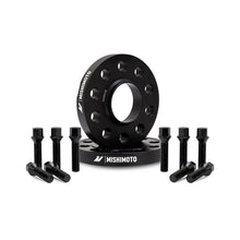 Load image into Gallery viewer, Mishimoto Wheel Spacers - 5x112 - 66.5 - 15 - M14 - Black - Main Product View