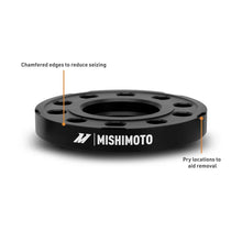 Load image into Gallery viewer, Mishimoto Wheel Spacers - 5x112 - 66.5 - 15 - M14 - Black - Additional View 5