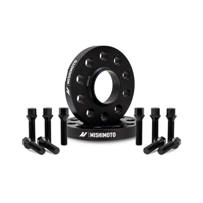 Mishimoto Wheel Spacers - 5x112 - 66.5 - 20 - M14 - Black - Main Product View