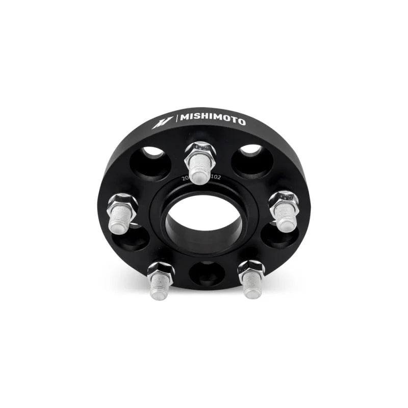 Mishimoto Wheel Spacers - 5x120 - 64.1 CB - M14 x1.5 - 25mm - BK - Additional View 6