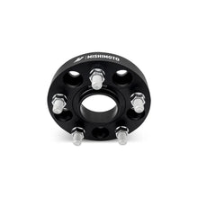 Load image into Gallery viewer, Mishimoto Wheel Spacers - 5x120 - 64.1 CB - M14 x1.5 - 25mm - BK - Additional View 6