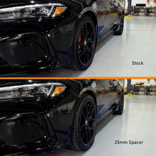 Load image into Gallery viewer, Mishimoto Wheel Spacers - 5x120 - 64.1 CB - M14 x1.5 - 50mm - BK - Back View