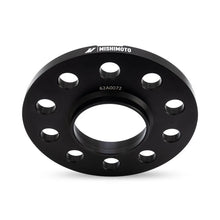 Load image into Gallery viewer, Mishimoto Wheel Spacers - 5x120 - 72.6 - 10 - M14 - Black - Back View
