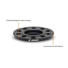 Load image into Gallery viewer, Mishimoto Wheel Spacers - 5x120 - 72.6 - 12 - M14 - Black - Side View
