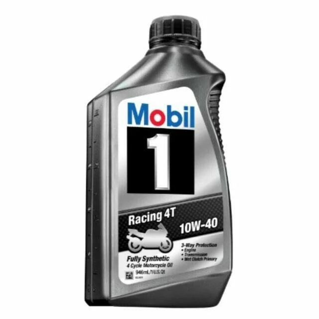 Mobil 1 10w40 Motorcycle Oil Case 6x1 Quart 124245 - Main Product View