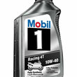 Load image into Gallery viewer, Mobil 1 10w40 Motorcycle Oil Case 6x1 Quart 124245 - Side View