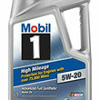 Load image into Gallery viewer, Mobil 1 5w20 High Mileage Oil Case 3x5 Qt Bottles 120768