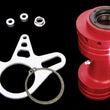 Load image into Gallery viewer, ModQuad - Rear Bearing Carrier (Red) - 28-43112