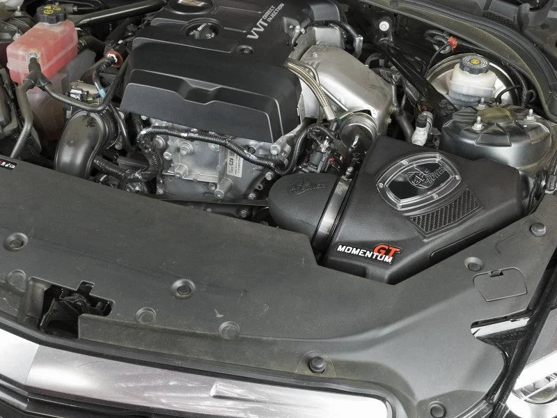 Momentum GT Pro 5R Stage-2 Intake System 13-16 Cadillac ATS L4-2.0L (t) - Side View
