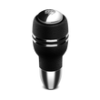 Load image into Gallery viewer, Momo Automatico Shift Knob - Black Leather, Chrome Insert