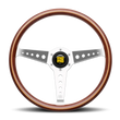Load image into Gallery viewer, Momo California Wood Steering Wheel 360 mm - Mahogany Wood/Pol Spokes