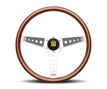Load image into Gallery viewer, Momo California Wood Steering Wheel 360 mm - Mahogany Wood/Pol Spokes