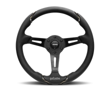 Load image into Gallery viewer, Momo Gotham Steering Wheel 350 mm - Black Leather/Black Spokes