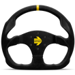 Load image into Gallery viewer, Momo MOD30 Steering Wheel 320 mm -  Black Suede/Black Spokes/1 Stripe