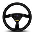 Load image into Gallery viewer, Momo MOD69 Steering Wheel 350 mm -  Black Suede/Black Spokes