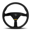 Load image into Gallery viewer, Momo MOD78 Steering Wheel 350 mm -  Black Leather/Black Spokes