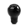 Load image into Gallery viewer, Momo Nero Shift Knob - Tall Black Leather, Black Chrome Insert