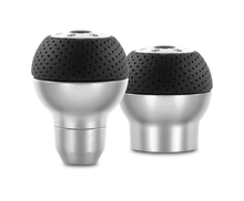 Load image into Gallery viewer, Momo Race Shift Knob - Aluminum, Black Airleather Insert