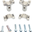 Load image into Gallery viewer, Moose Offroad 1-1/8" Mount Clamps for Aluminum Handguards - Black 50-014B - Side View