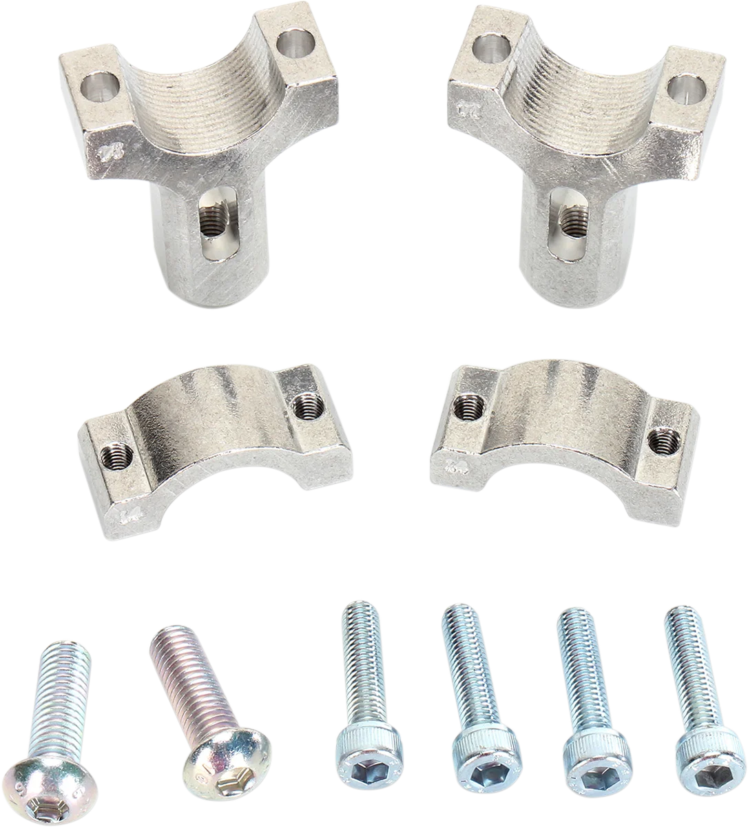 Moose Offroad 1-1/8" Mount Clamps for Aluminum Handguards - Black 50-014B - Side View