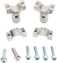 Load image into Gallery viewer, Moose Offroad 1-1/8" Mount Clamps for Aluminum Handguards - Silver 50-014S - Main Product View