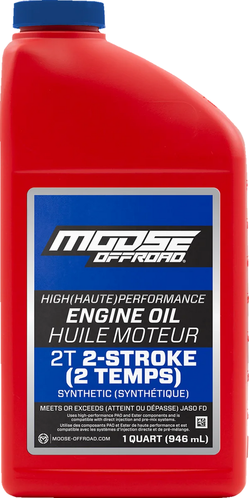 Moose Offroad 2-Stroke Synthetic Engine Oil - 1 US quart 219383 - Main Product View