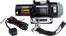 Load image into Gallery viewer, Moose Offroad 2500 lb Winch - Synthetic Rope - 50' 104307 - Main Product View