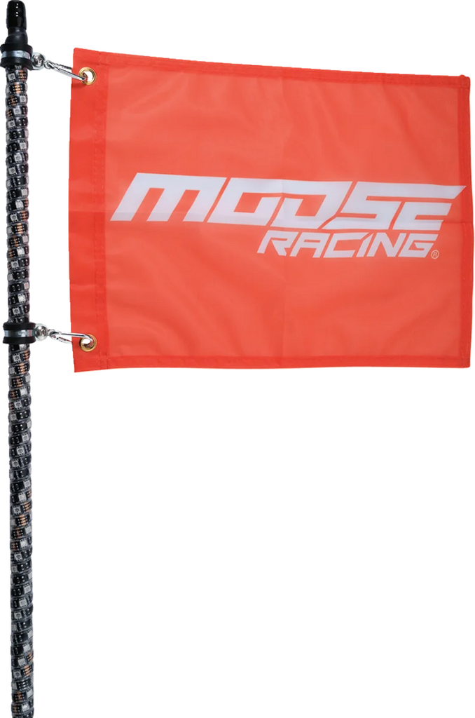 Moose Offroad 3' Whip Light - RGB - Black SB-RGBBT-131-PU - Side View