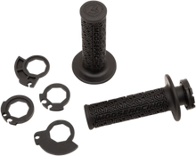 Load image into Gallery viewer, Moose Offroad 36 Series Lock-On Grips - Black/Gold B36MRB-D - Back View