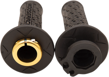 Load image into Gallery viewer, Moose Offroad 36 Series Lock-On Grips - Black/Gold B36MRB-D - Installation View