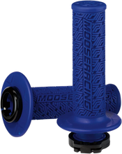 Load image into Gallery viewer, Moose Offroad 36 Series Lock-On Grips - Blue/Black B36MRU-B - Main Product View