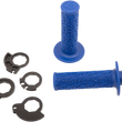 Load image into Gallery viewer, Moose Offroad 36 Series Lock-On Grips - Blue/Black B36MRU-B - Side View