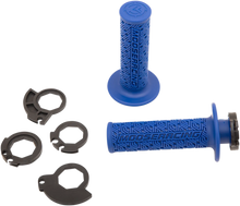 Load image into Gallery viewer, Moose Offroad 36 Series Lock-On Grips - Blue/Black B36MRU-B - Side View