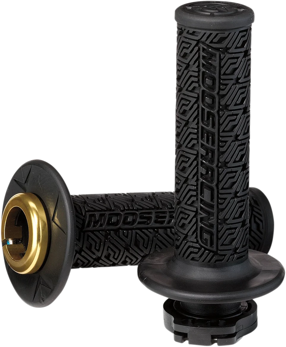 Moose Offroad 36 Series Lock-On Grips - Red/Gold B36MRR-D - Detail View
