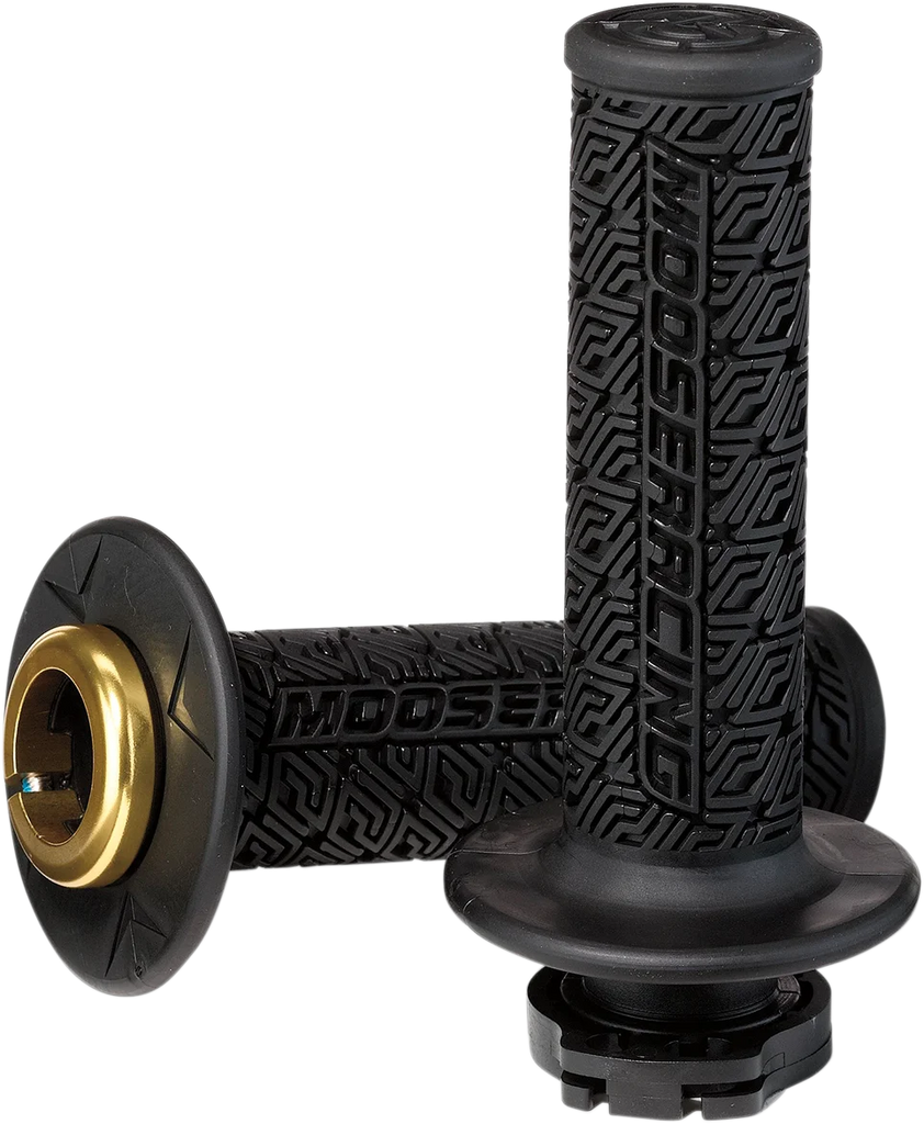 Moose Offroad 36 Series Lock-On Grips - Red/Gold B36MRR-D - Detail View