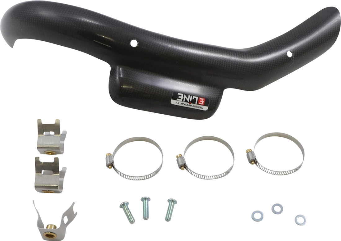 Moose Offroad 4-Stroke Pipe Guard GHS25020 - Side View