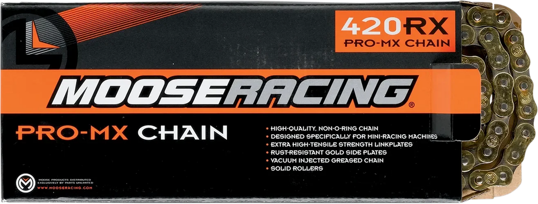 Moose Offroad 420 RXP - Pro-MX Drive Chain - 130 Links - Gold M576-00-130 - Side View