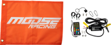 Load image into Gallery viewer, Moose Offroad 5' Whip Light - RGB - Black - Chase SB-CHSBTR-151PU - Side View